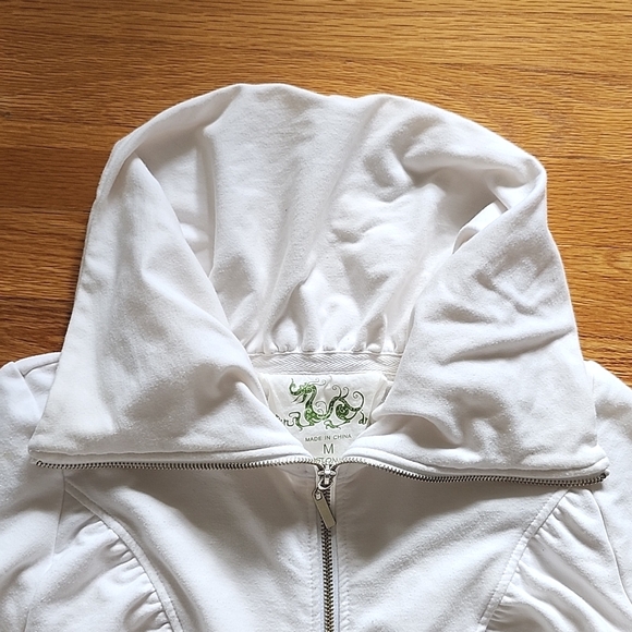 Boston Proper athletic jacket Women's Medium White - Picture 6 of 7